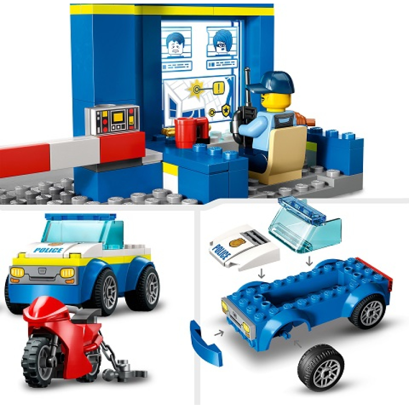 LEGO 60370 Politiebureau Achtervolging