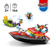 LEGO 60373 Brandweer Reddingsboot