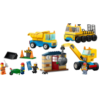 LEGO 60391 Kiepwagen, Bouwtruck en Sloopkraan