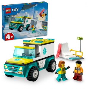 LEGO 60403 Ambulance en Snowboarder