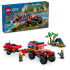 LEGO 60412 4x4 Brandweerauto met Reddingsboot