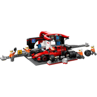 LEGO 60443 F1 Pitstop en Pitcrew met Ferrari Auto