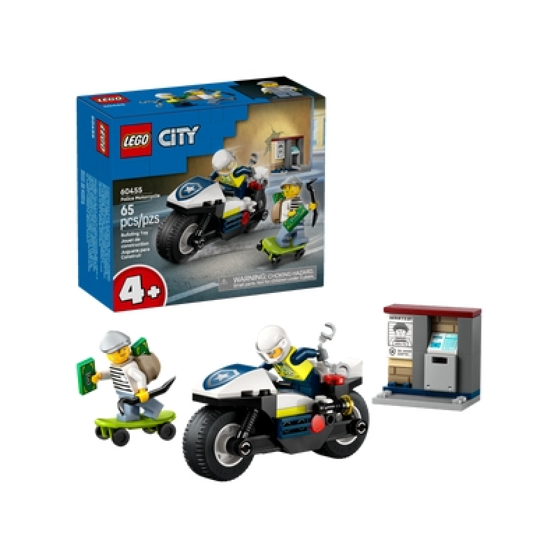 Achtervolging op politiemotor (60455