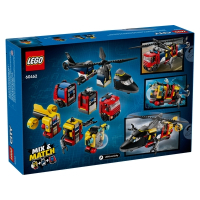 Helikopter, brandweerauto en onderzeeër remix (60462)