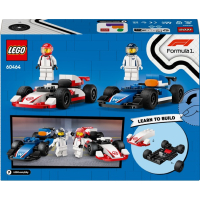 LEGO 60464 F1 Williams Racing en Haas F1 racewagens