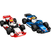 LEGO 60464 F1 Williams Racing en Haas F1 racewagens