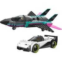 LEGO 60489 Straalvliegtuig VS Sportauto