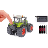 Siku 6882, Claas Axion 850 Tractor, op afstand bestuurbaar, 1:32, inclusief Controller, metaal/kunststof, groen, werkt op batterijen, compatibel met onderdelen