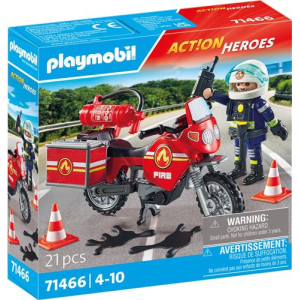 PLAYMOBIL Action Heroes Brandweer op de plaats van het ongeval - 71466