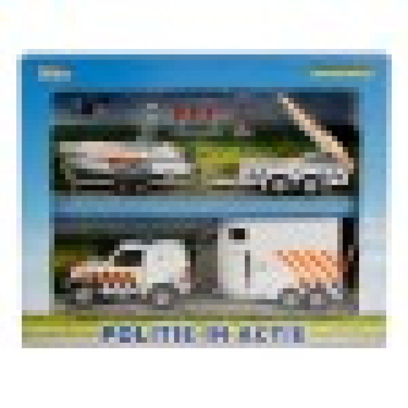 2-Play Politieauto's met Aanhangers en Pijlwagen 510156