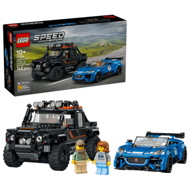 LEGO 77264 Jaguar Project 7 en Land Rover Defender