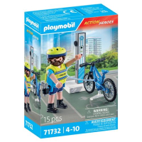 n PLAYMOBIL® Politie fietspatrouille - P-71732 PLAYMOBIL® Politie fietspatrouille --71732