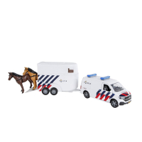 Kids Globe VW politie met paardentrailer NL 28cm 520323