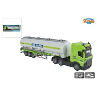 2-Play Vrachtwagen met tank frictie licht/geluid 38cm 510418