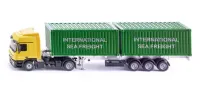 Siku vrachtwagen met containers (schaal 1:50) 3921