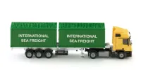 Siku vrachtwagen met containers (schaal 1:50) 3921