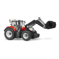 bruder 03181 - Bruder Steyr tractor 6300 Terrus CVT met voorlader