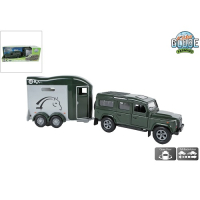 Kids Globe 520460 - Kids Globe 520460 Land Rover met Cheval Liberte paardentrailer