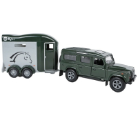 Kids Globe 520460 - Kids Globe 520460 Land Rover met Cheval Liberte paardentrailer