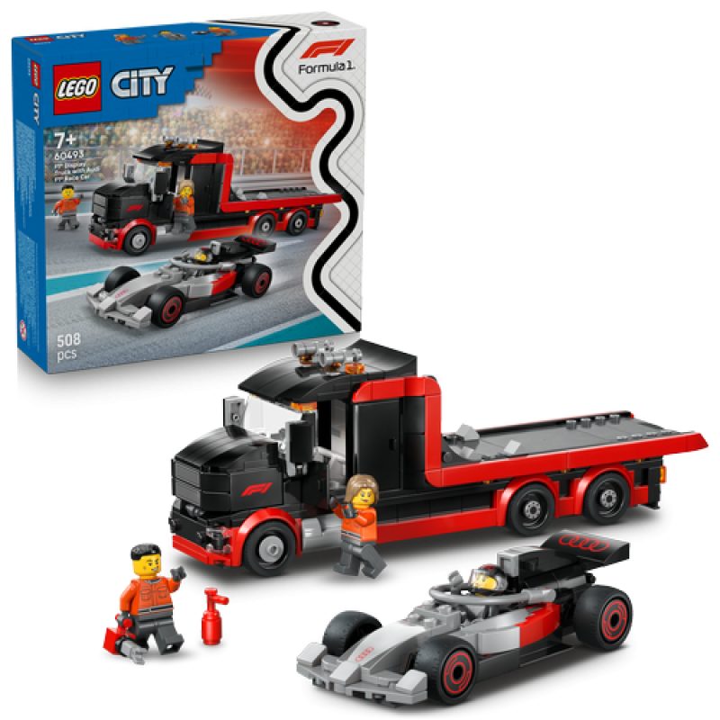 LEGO 60493 F1 Displaytruck met Audi F1 Racewagen