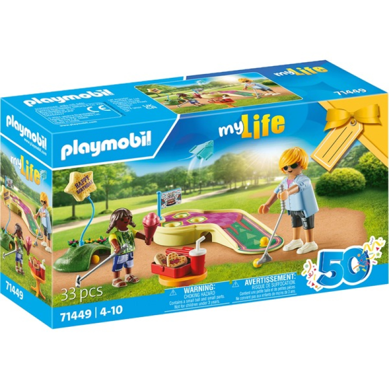 PLAYMOBIL City Life - Minigolf Constructiespeelgoed (71449)