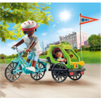 PLAYMOBIL Fietstocht Fiets met fietskar - 70601