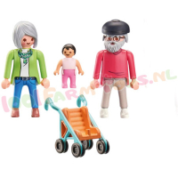 PLAYMOBIL Grootouders met Baby - 71613