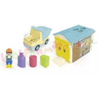 JUNIOR Ladingwagen met sorteer-Garage - 71686