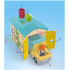 JUNIOR Ladingwagen met sorteer-Garage - 71686