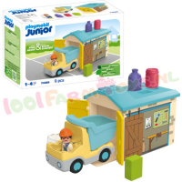JUNIOR Ladingwagen met sorteer-Garage - 71686