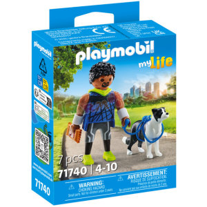 PLAYMOBIL Jogger met Border Collie - 71740 PLAYMOBIL Jogger met Border Collie - 71740