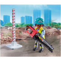 PLAYMOBIL Wegenbouwmachine Wals - 71751