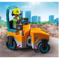 PLAYMOBIL Wegenbouwmachine Wals - 71751