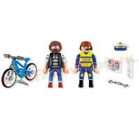 PLAYMOBIL FietsenDiefstal met Poltie - 72076