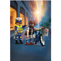 PLAYMOBIL FietsenDiefstal met Poltie - 72076