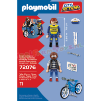 PLAYMOBIL FietsenDiefstal met Poltie - 72076