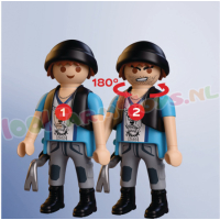 PLAYMOBIL Achtervolging met Motorfiets - 72079