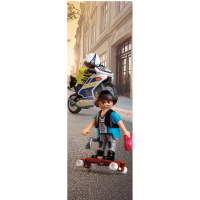 PLAYMOBIL Achtervolging met Motorfiets - 72079