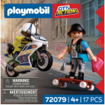 PLAYMOBIL Achtervolging met Motorfiets - 72079