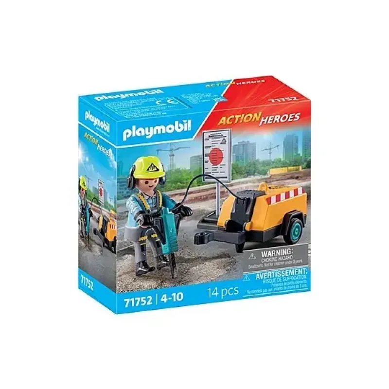 Playmobil Action Heroes – Bouwvakker – 71752