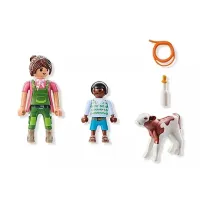 Playmobil Duopack Boer met kalf 71803