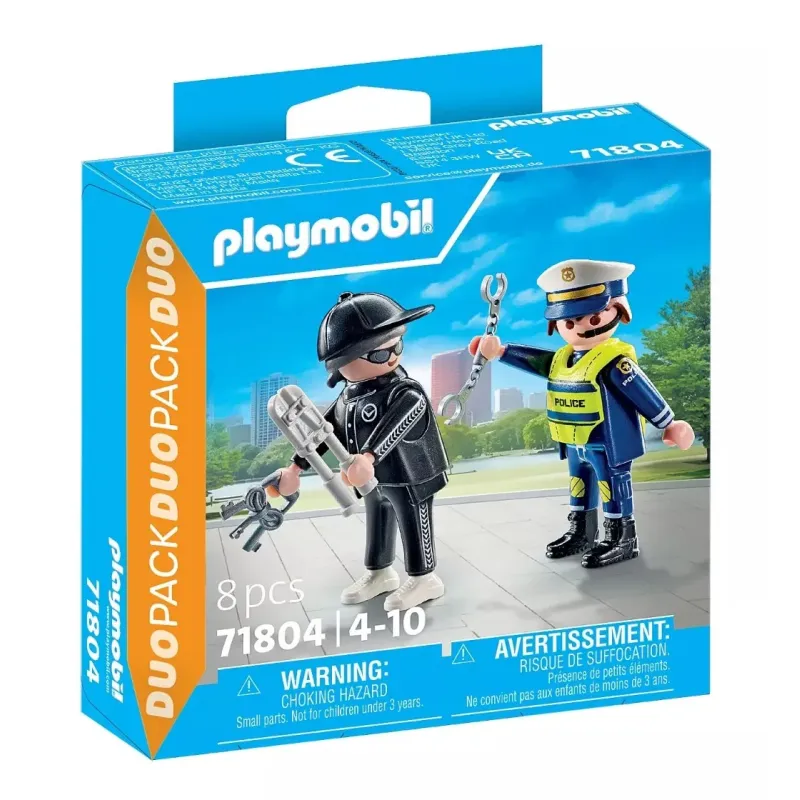 Playmobil Duopack Politieman en inbreker 71804