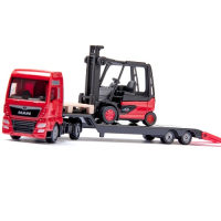 Siku 1763 MAN vrachtwagen met Linde vorkheftruck