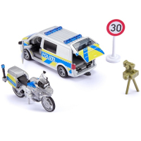 Siku 2562 Volkswagen T6 met BMW Politie motorfiets