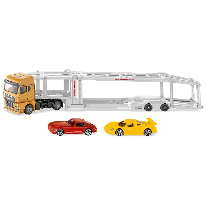 Siku 3944 MAN autotransporter met twee autos, schaal 1:50