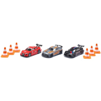 Siku 6331 - Siku 6331 geschenkset met 3 sportwagens en pilonnen