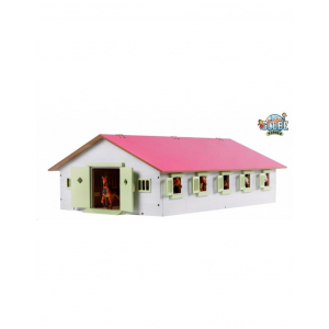 KIDS GLOBE 610188 - PAARDENSTAL MET 9 BOXEN 1:32 KIDS GLOBE 610188 - PAARDENSTAL MET 9 BOXEN 1:32