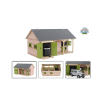 KIDS GLOBE 610249 - PAARDENSTAL MET 2 PAARDENBOXEN (1:32)