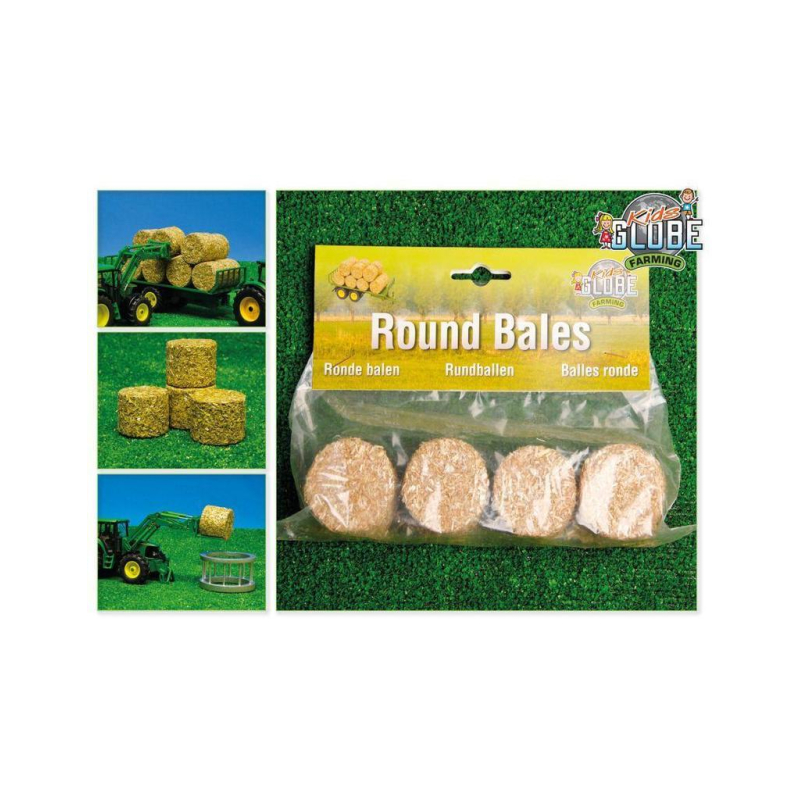 610703 KIDS GLOBE 610703 RONDE BALEN (SCHAAL 1:32)