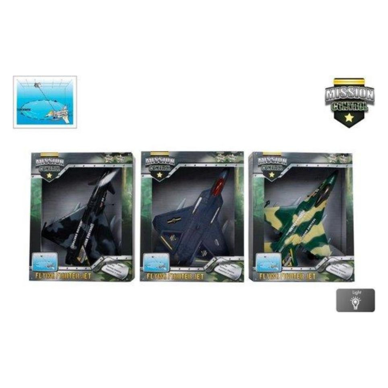 MISSION CONTROL - MILITARY STRAALJAGER MET LICHT 27CM 510264 ASS. (PRIJS PER STUK)